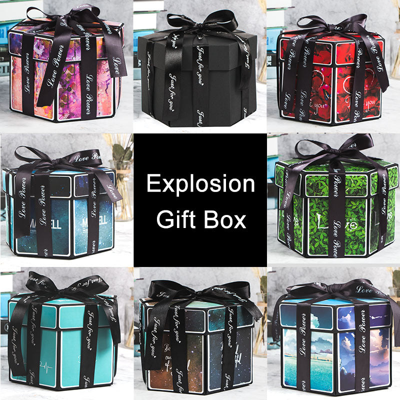 Surprise Explosion Box DIY Handmade Scrapbook Photo Album Gift Box